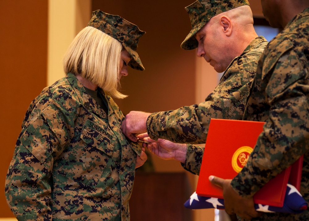 Headquarters and Support Battalion relief and appointment ceremony