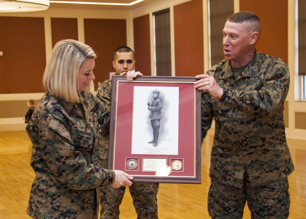 Headquarters and Support Battalion relief and appointment ceremony