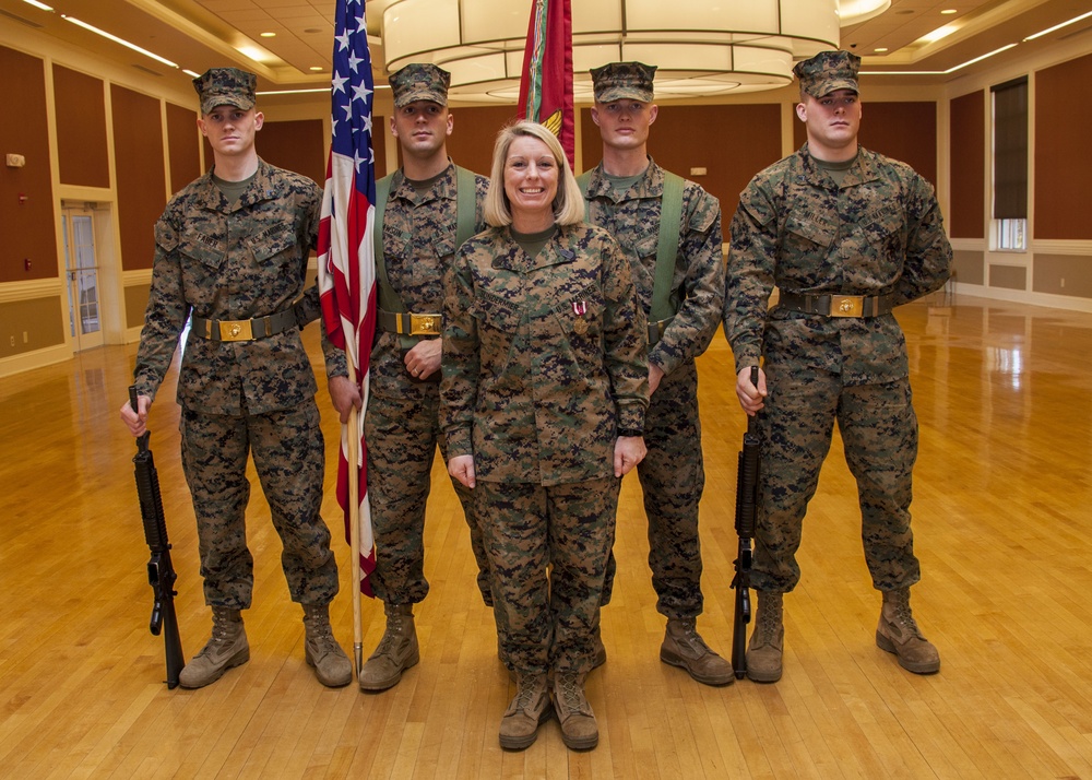 Headquarters and Support Battalion relief and appointment ceremony