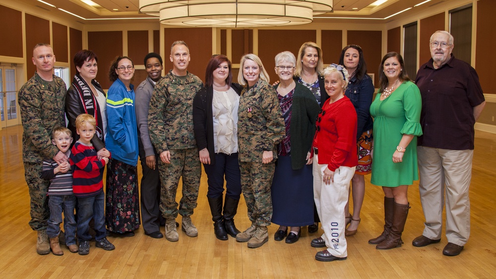 Headquarters and Support Battalion relief and appointment ceremony