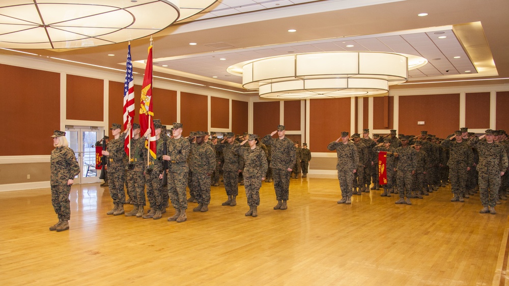 Headquarters and Support Battalion relief and appointment ceremony