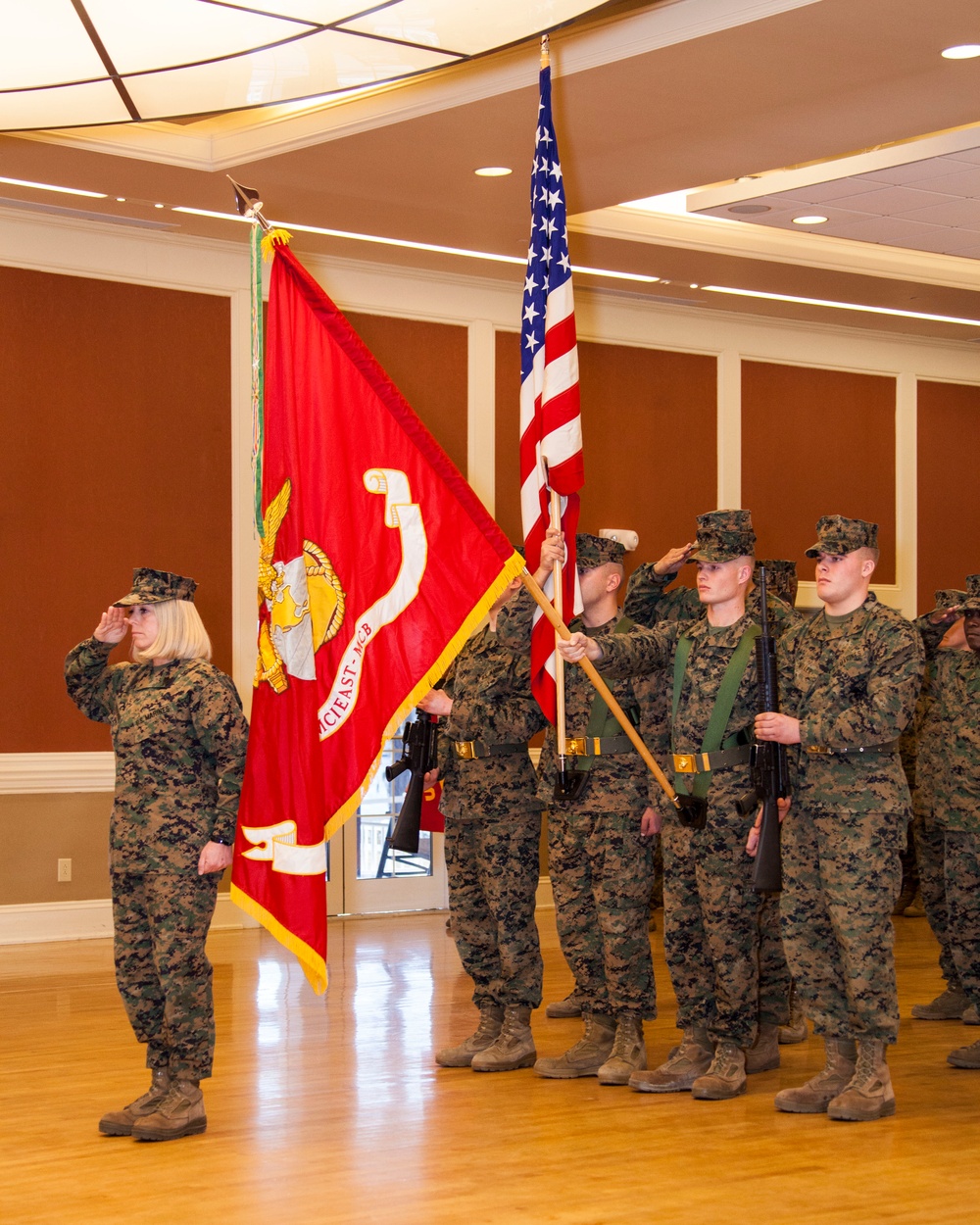 Headquarters and Support Battalion relief and appointment ceremony