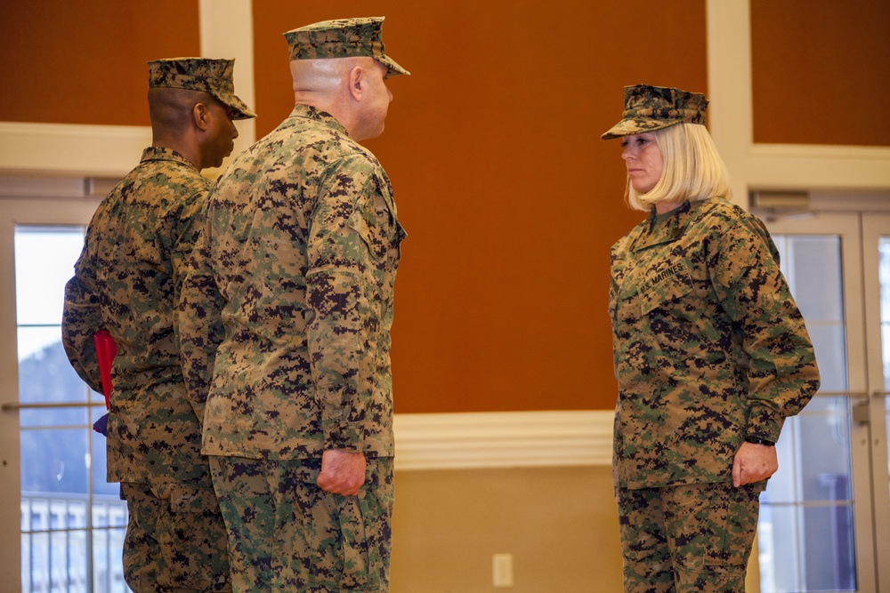 Headquarters and Support Battalion relief and appointment ceremony