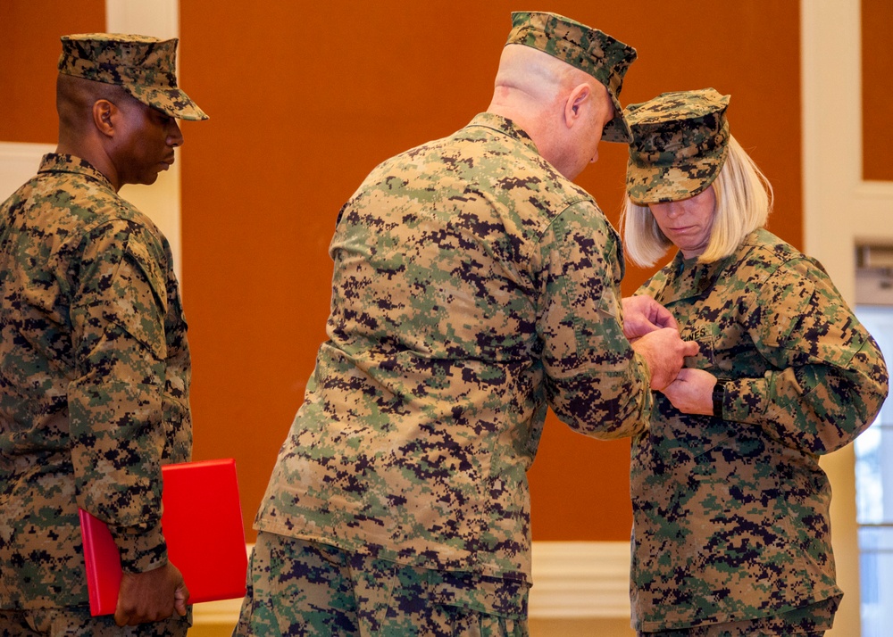 Headquarters and Support Battalion relief and appointment ceremony