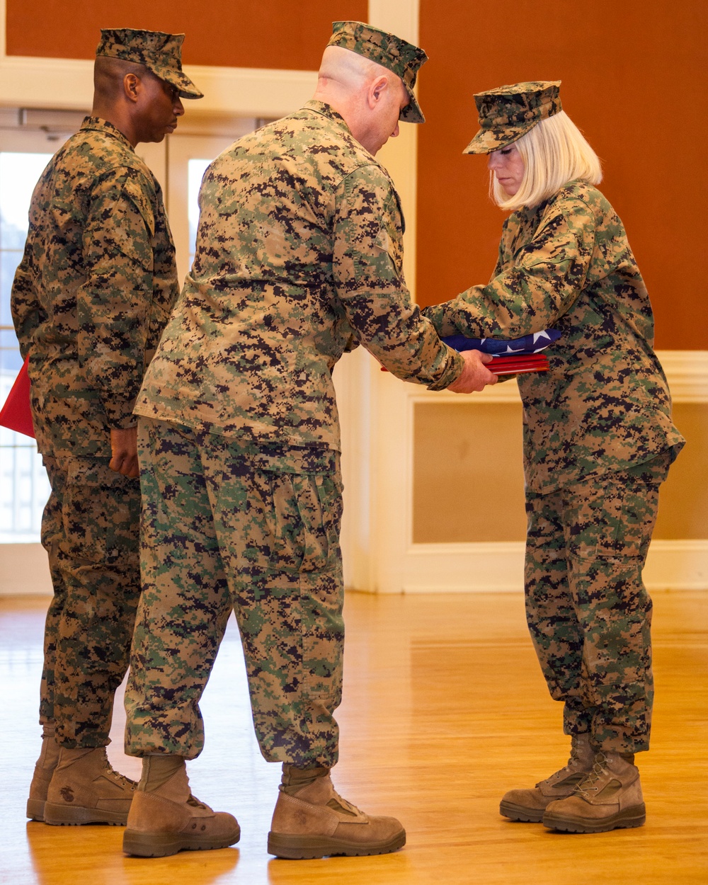 Headquarters and Support Battalion relief and appointment ceremony