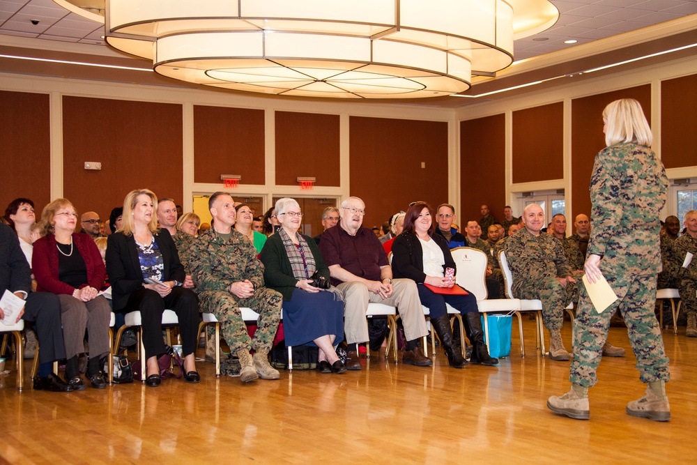 Headquarters and Support Battalion relief and appointment ceremony