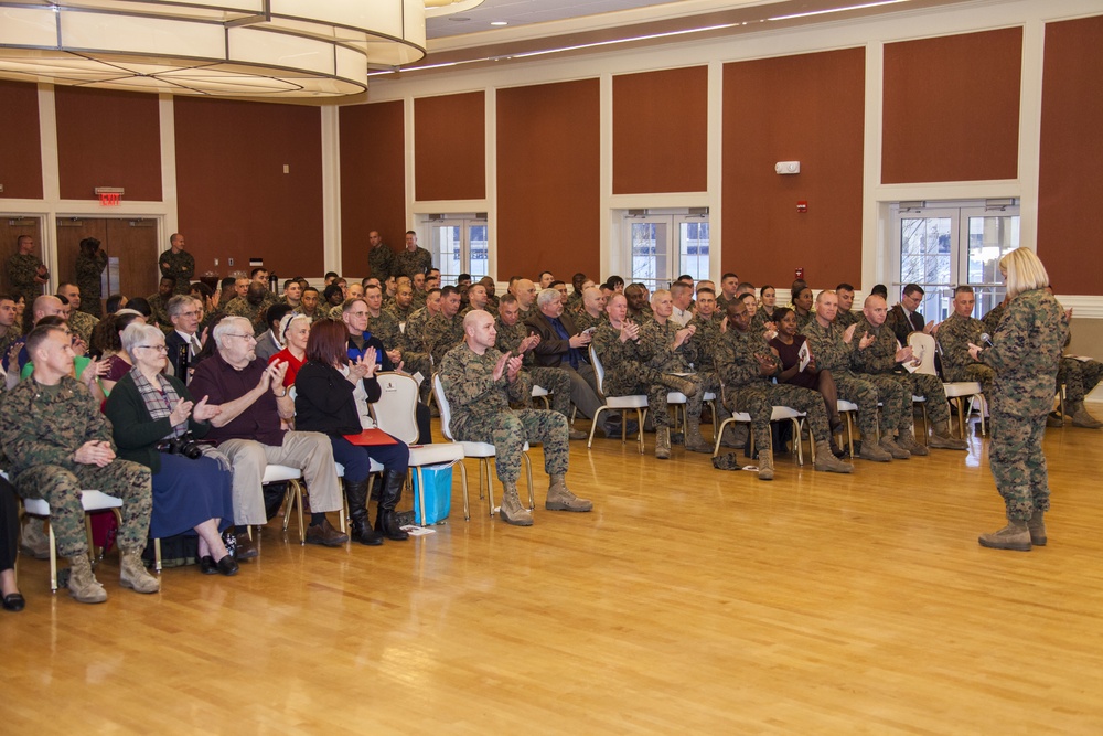 Headquarters and Support Battalion relief and appointment ceremony