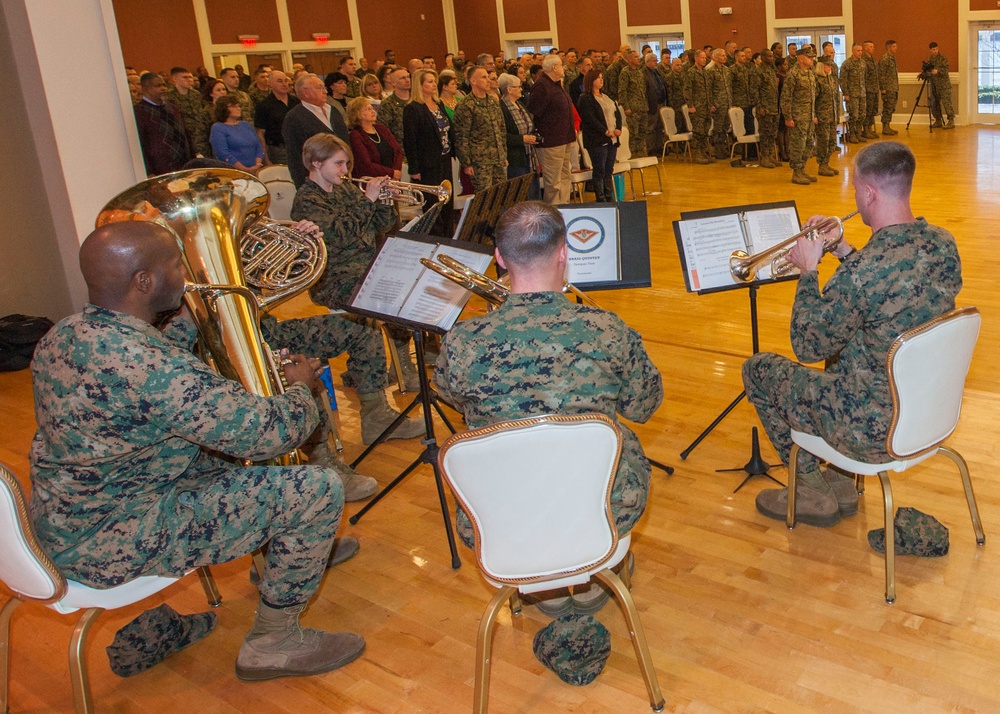 Headquarters and Support Battalion relief and appointment ceremony