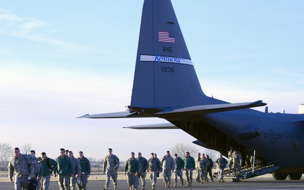 197th Field Artillery Brigade arrives for Warfighter Exercise 15.3
