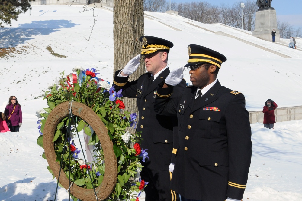 President McKinley honored at wreath laying ceremony