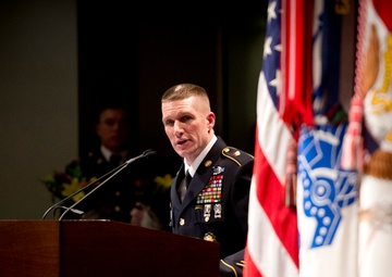 Sgt. Maj. Daniel A. Dailey is sworn in as the 15th sergeant major of the Army