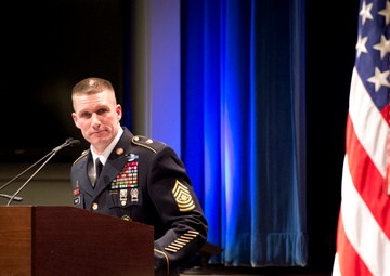 Sgt. Maj. Daniel A. Dailey is sworn in as the 15th sergeant major of the Army