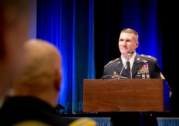 Sgt. Maj. Daniel A. Dailey is sworn in as the 15th sergeant major of the Army