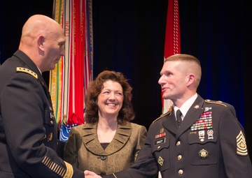 Sgt. Maj. Daniel A. Dailey is sworn in as the 15th Sergeant Major of the Army