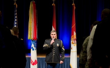 Sgt. Maj. Daniel A. Dailey is sworn in as the 15th sergeant major of the Army