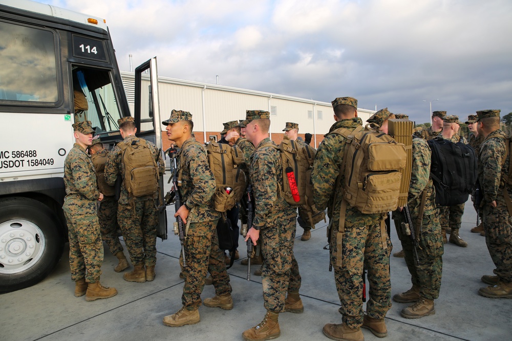 Marines from North Carolina deploy to Europe