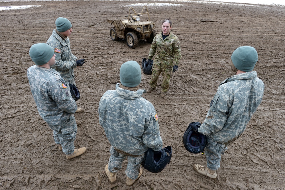 554th Military Police Company all-terrain vehicle safety course