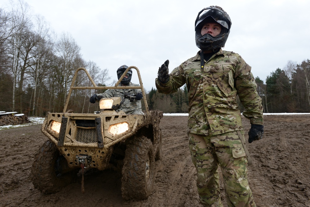 554th Military Police Company all-terrain vehicle safety course