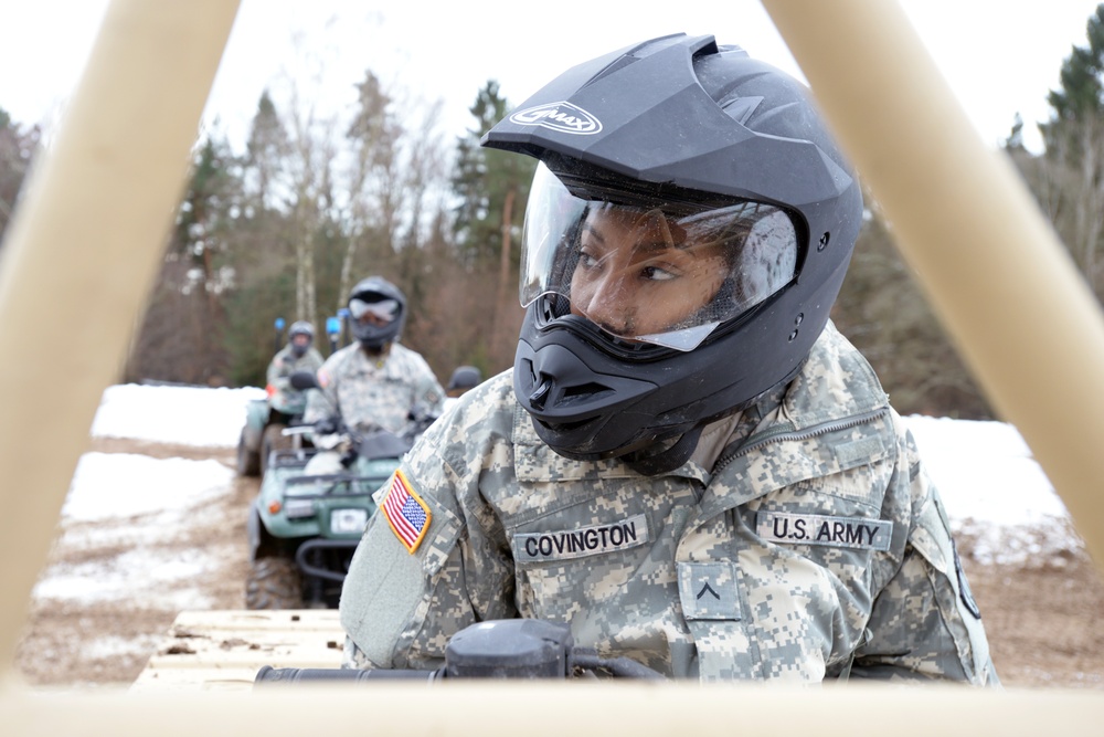 554th Military Police Company all-terrain vehicle safety course