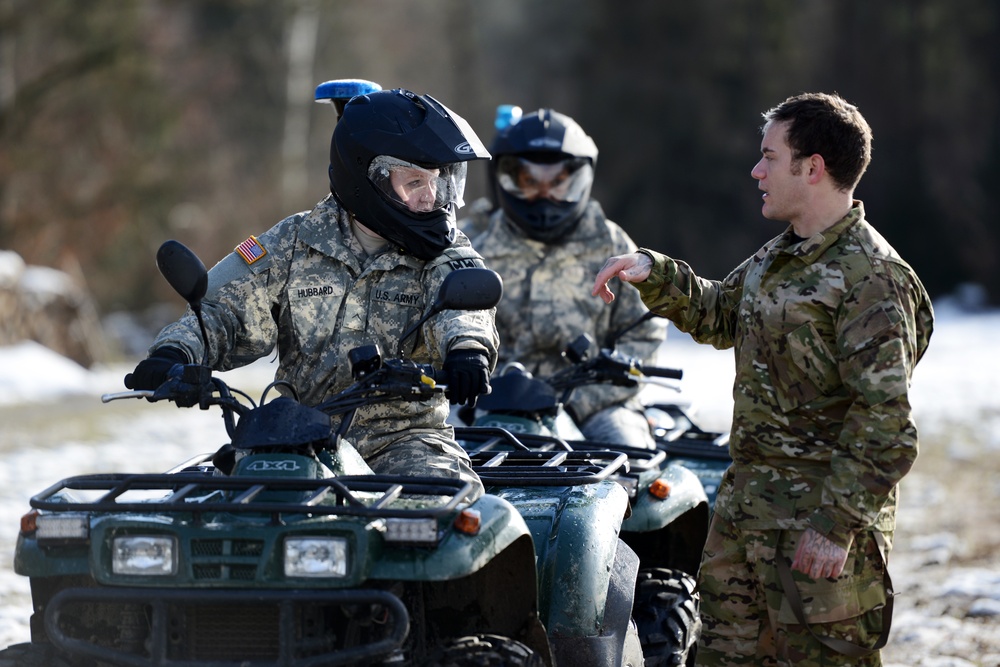 554th Military Police Company all-terrain vehicle safety course