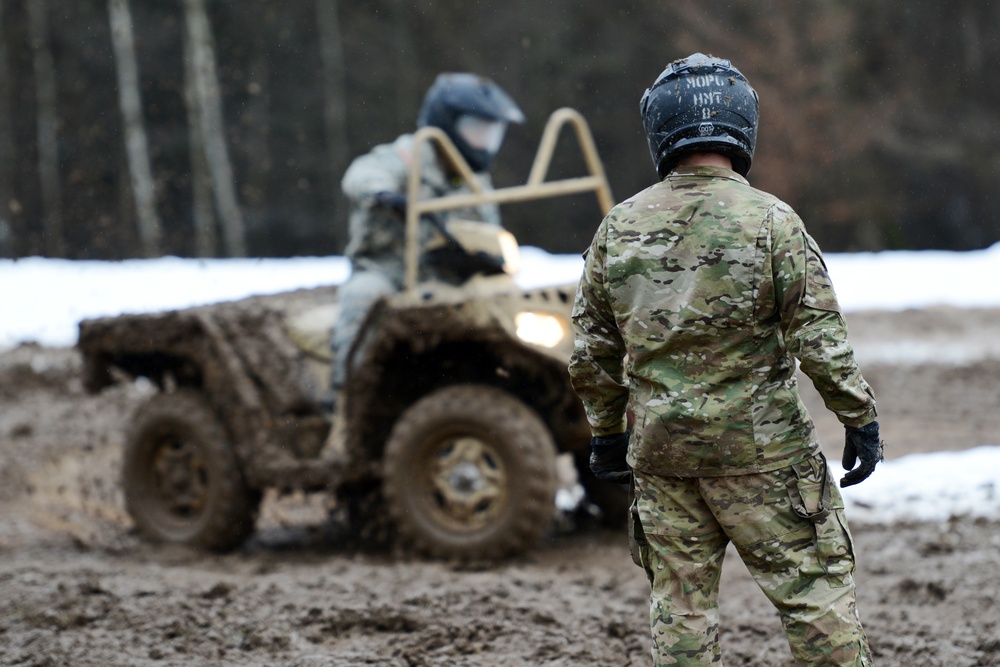 554th Military Police Company all-terrain vehicle safety course