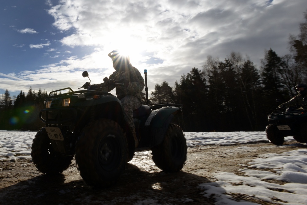 554th Military Police Company all-terrain vehicle safety course