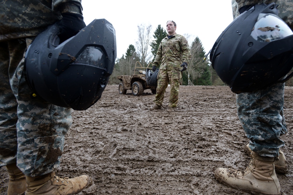 554th Military Police Company all-terrain vehicle safety course