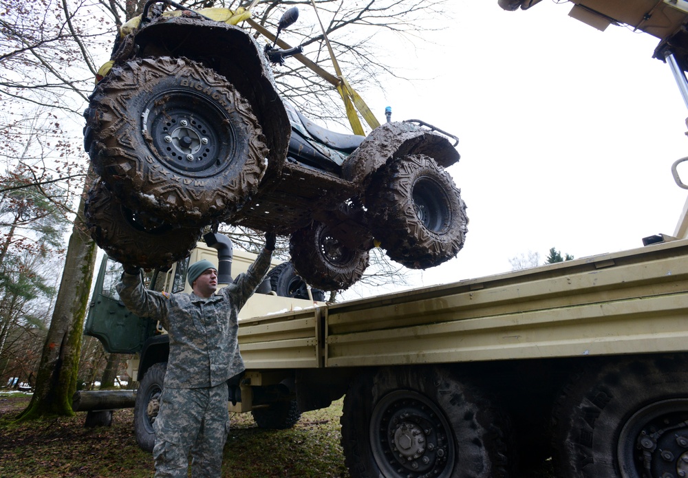 554th Military Police Company all-terrain vehicle safety course