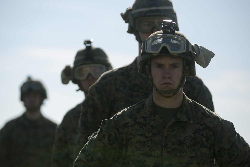 Face fear…JUMP! Crisis Response Marines test insertion capabilities in Spain