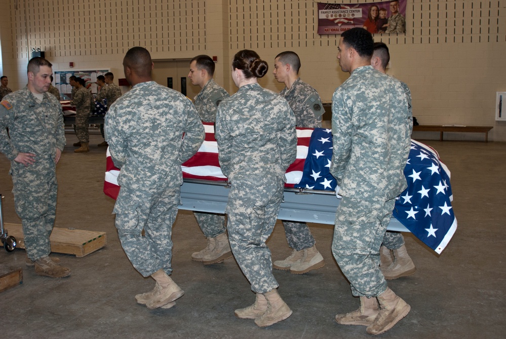 Practice makes perfect: New York Army National Guard Honor Guard trains hard