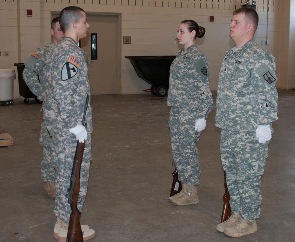 Practice makes perfect: New York Army National Guard Honor Guard trains hard