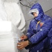 Misawa sailors create USS Constitution snow sculpture