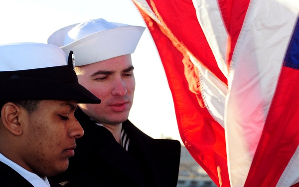 USS George H.W. Bush action