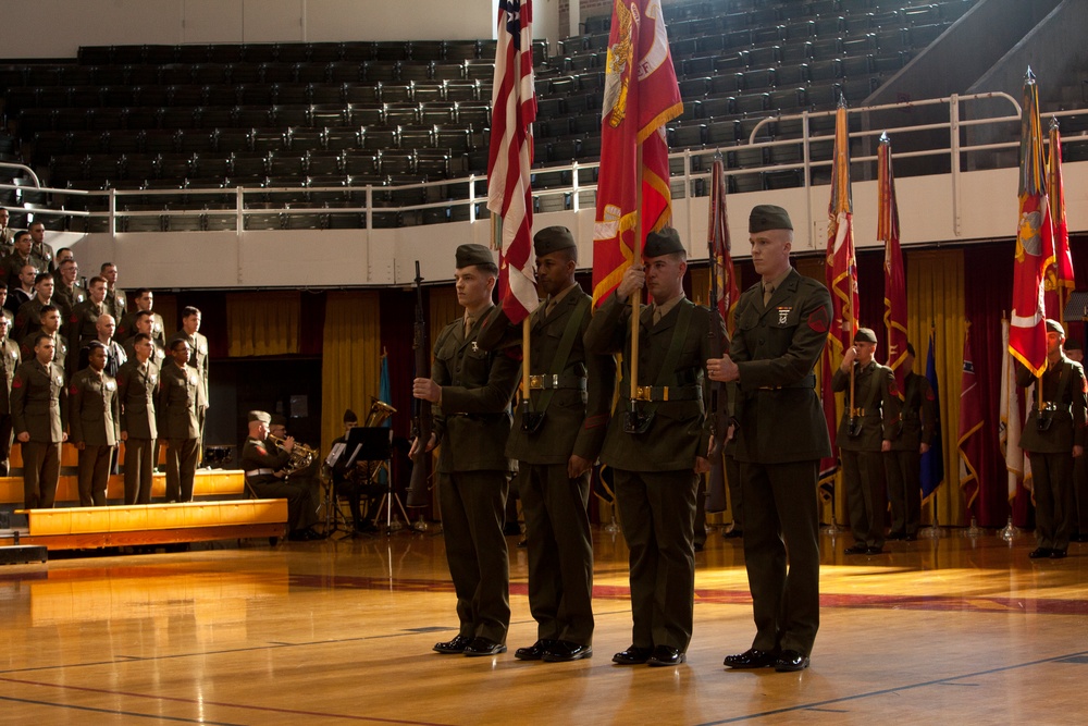 2nd Marine Division 74th Battle Colors Rededication / Awards Ceremony