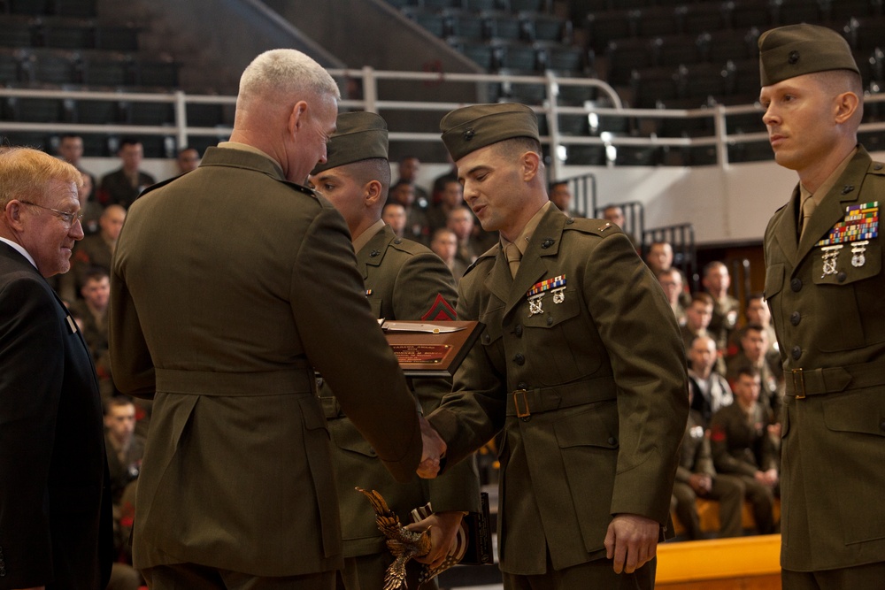 2nd Marine Division 74th Battle Colors Rededication / Awards Ceremony