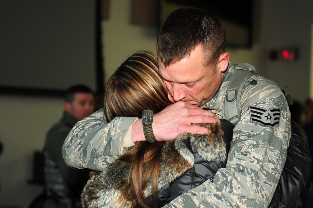 From sand to snow: 180th Fighter Wing Security Forces Airmen return from overseas deployment