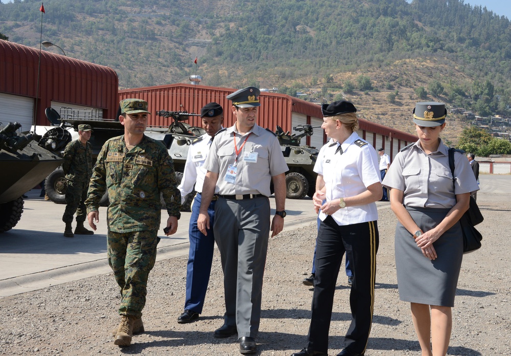 108th leadership provides insight to Chilean army