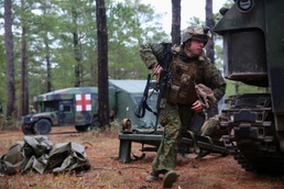 2nd Assault Amphibious Battalion faces harsh weather, enemy forces during field exercise