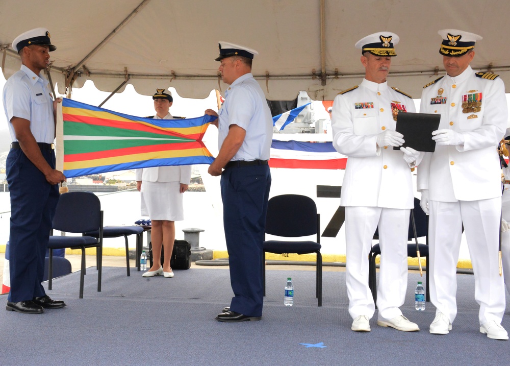 Coast Guard Cutter Rush decommissioning ceremony