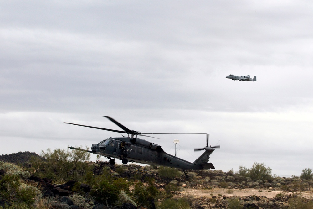A-10 search and rescue exercise