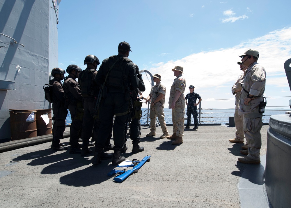 Maritime-interdiction training operations