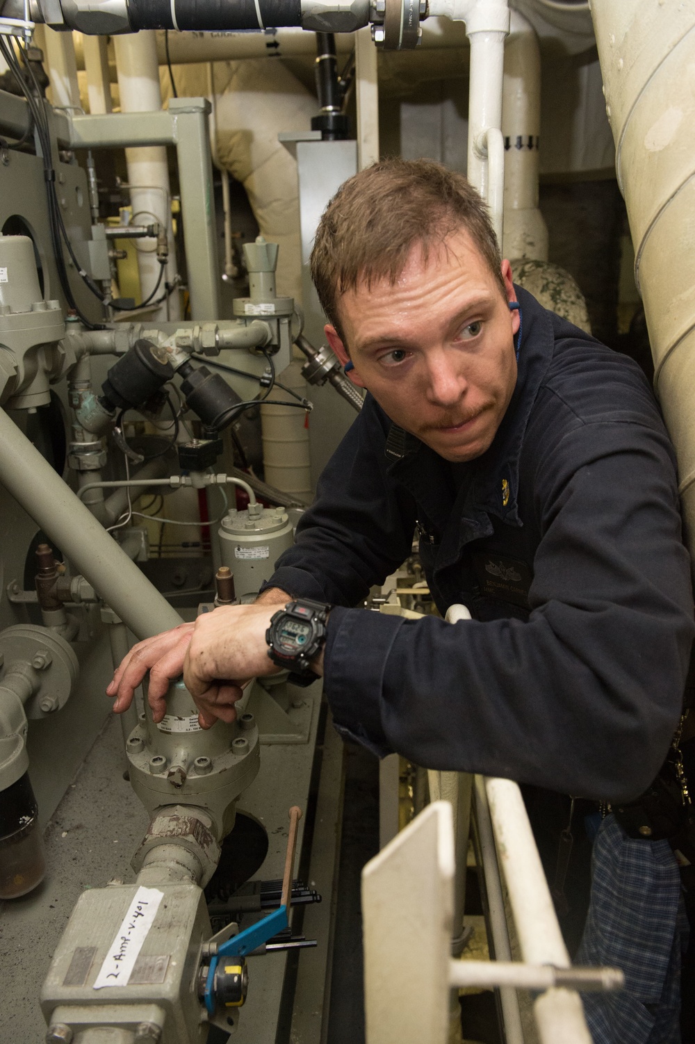 Scheduled preventive maintenance for the littoral combat ship USS Fort Worth (LCS 3)