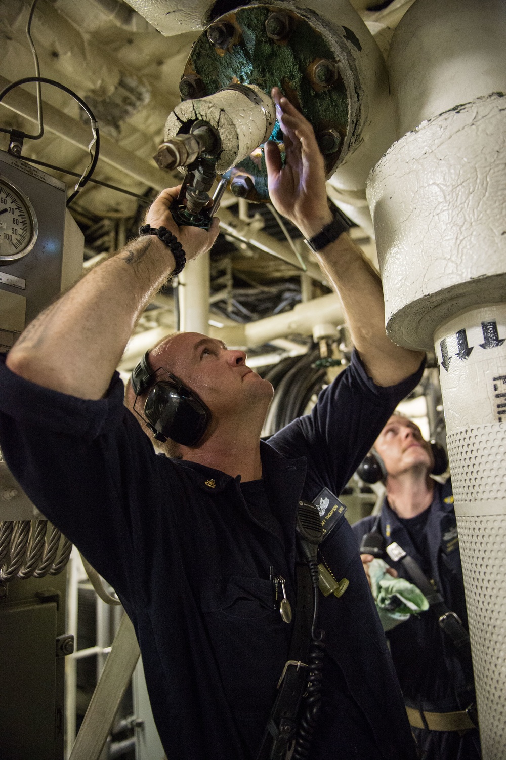 Scheduled preventive maintenance for the littoral combat ship USS Fort Worth (LCS 3)