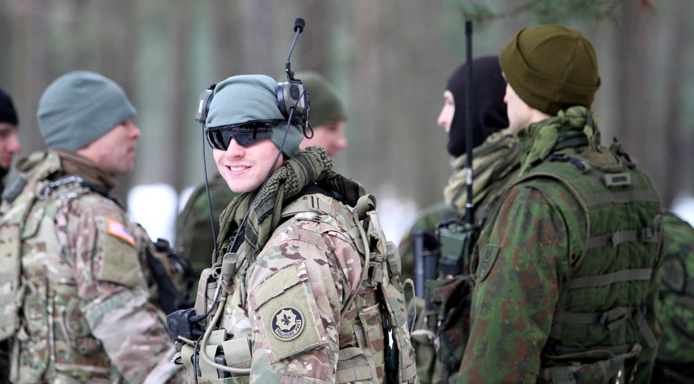 US and Lithuanian training