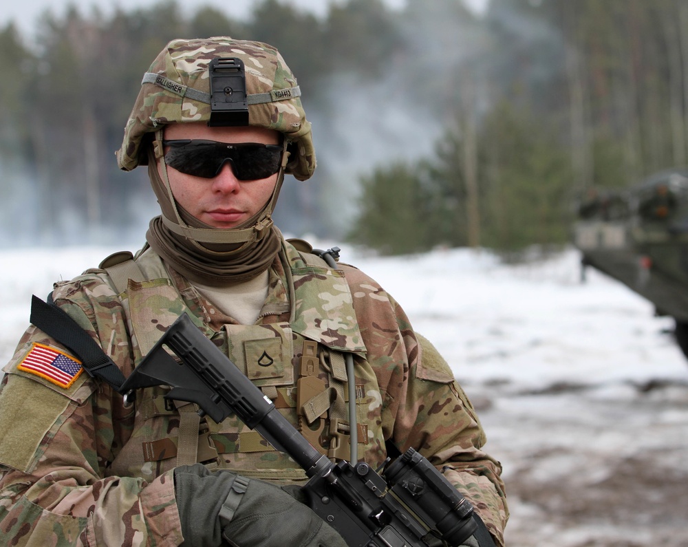 US and Lithuanian training