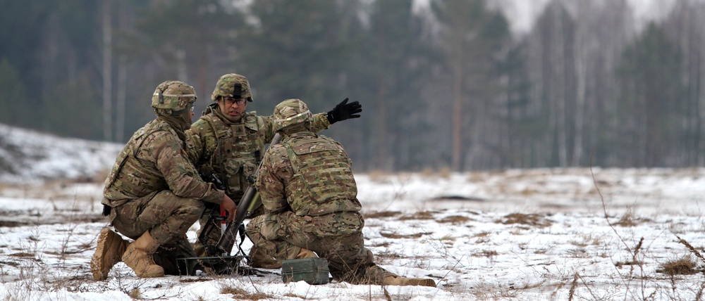 US and Lithuanian training