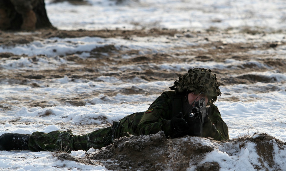 US and Lithuanian training