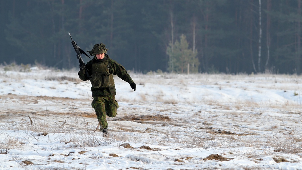 US and Lithuanian training