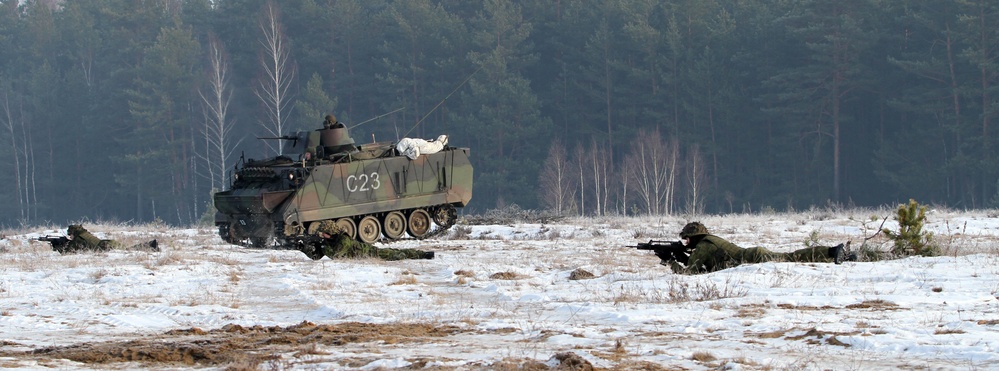 US and Lithuanian training