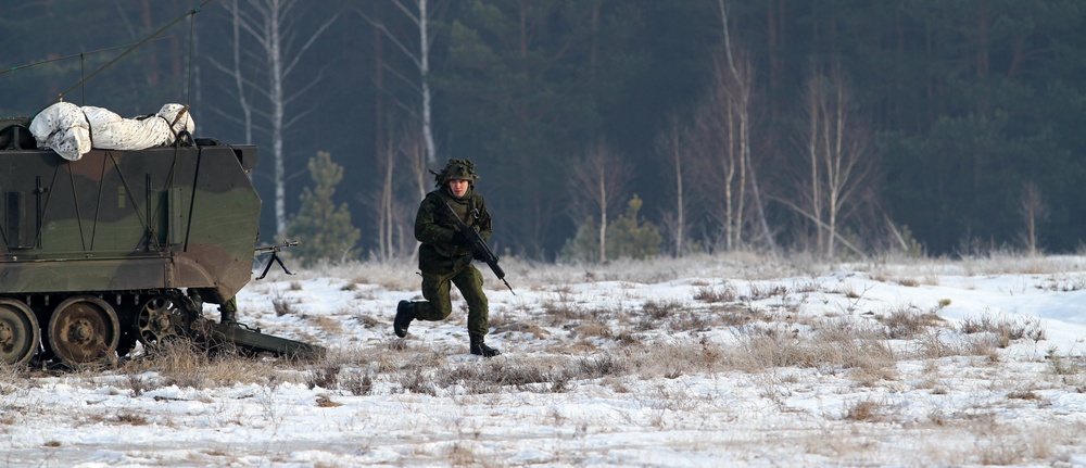 US and Lithuanian training